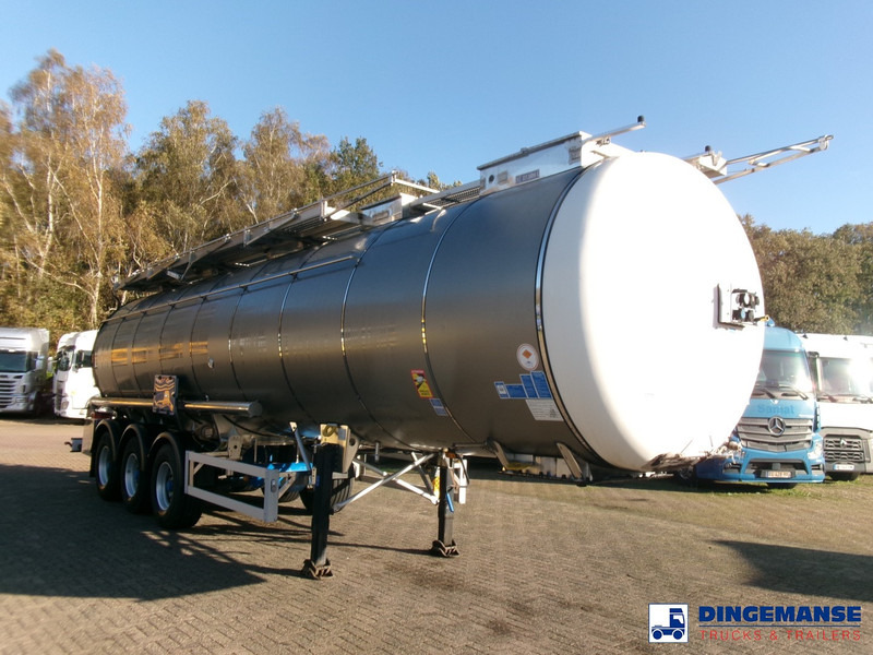 Feldbinder Chemical tank inox 37.5 m3 / 1 comp - نصف مقطورة صهريج: صور 2 Feldbinder Chemical tank inox 37.5 m3 / 1 comp - نصف مقطورة صهريج: صور 2
