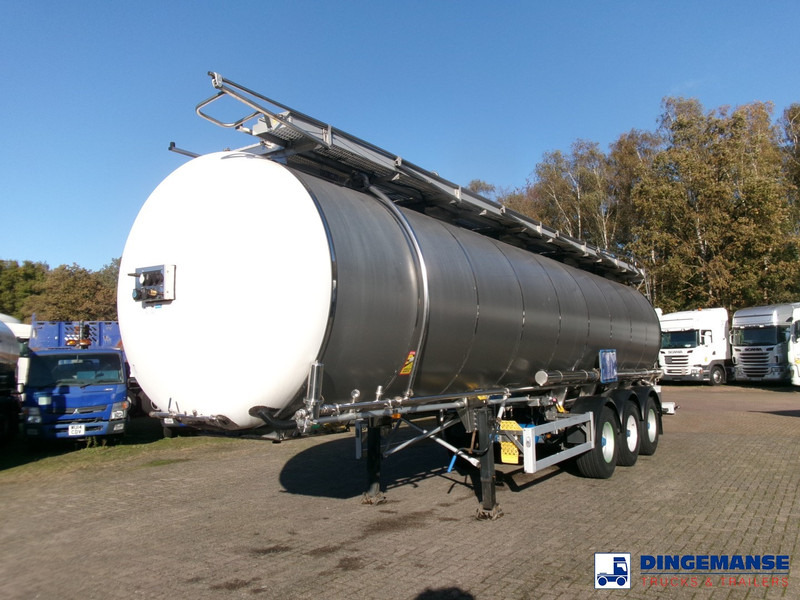 Feldbinder Chemical tank inox 37.5 m3 / 1 comp - نصف مقطورة صهريج: صور 1 Feldbinder Chemical tank inox 37.5 m3 / 1 comp - نصف مقطورة صهريج: صور 1