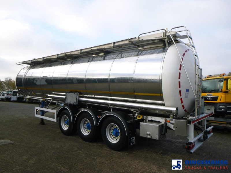 Feldbinder Chemical tank inox L4BH 37.5 m3 / 1 comp - نصف مقطورة صهريج: صور 3 Feldbinder Chemical tank inox L4BH 37.5 m3 / 1 comp - نصف مقطورة صهريج: صور 3