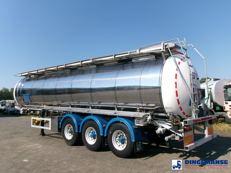 Feldbinder Chemical tank (non-ADR) inox 30 m3 / 1 comp + pump - نصف مقطورة صهريج: صور 4 Feldbinder Chemical tank (non-ADR) inox 30 m3 / 1 comp + pump - نصف مقطورة صهريج: صور 4