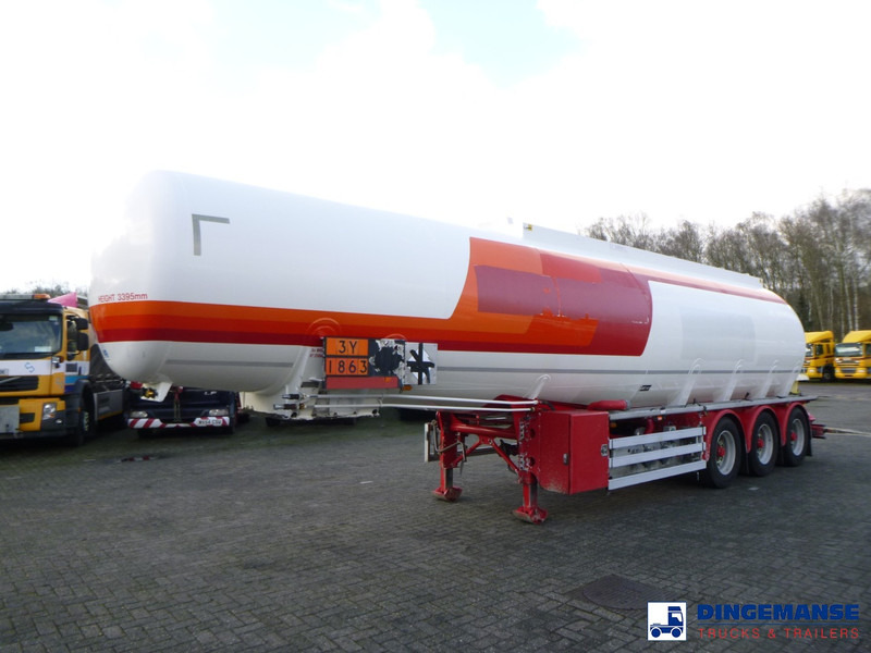 Feldbinder Jet fuel tank 40 m3 / 1 comp + pump - مقطورة صهريج: صور 1 Feldbinder Jet fuel tank 40 m3 / 1 comp + pump - مقطورة صهريج: صور 1