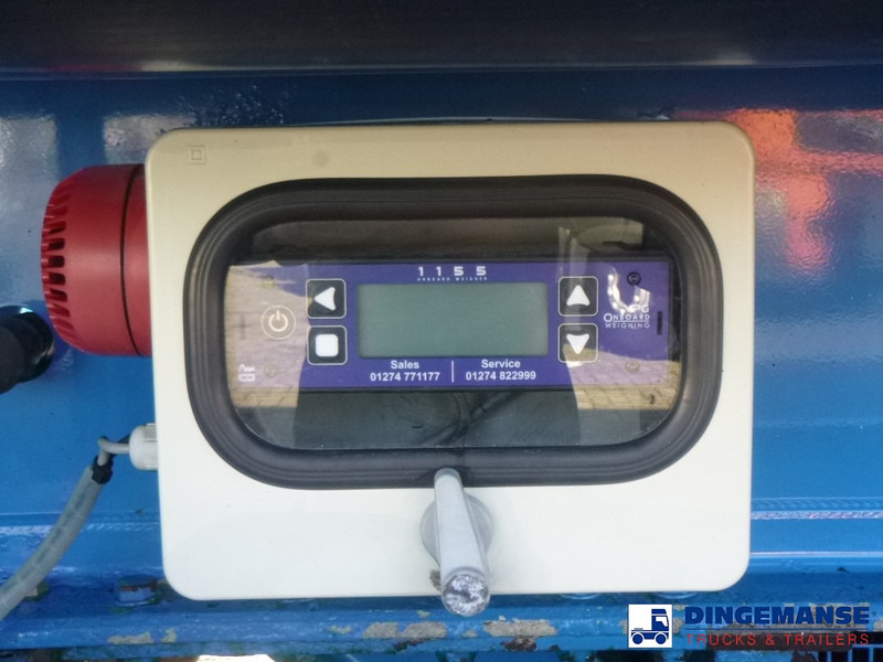 نصف مقطورة صهريج Feldbinder Powder tank alu 60 m3 / Compressor diesel engine.: صور 20