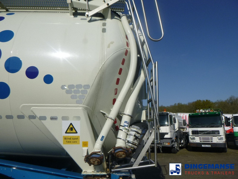 نصف مقطورة صهريج Feldbinder Powder tank alu 60 m3 / Compressor diesel engine.: صور 10