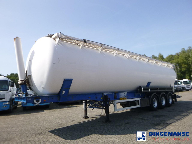 Feldbinder Powder tank alu 63 m3 / 1 comp (tipping) - نصف مقطورة صهريج: صور 1 Feldbinder Powder tank alu 63 m3 / 1 comp (tipping) - نصف مقطورة صهريج: صور 1