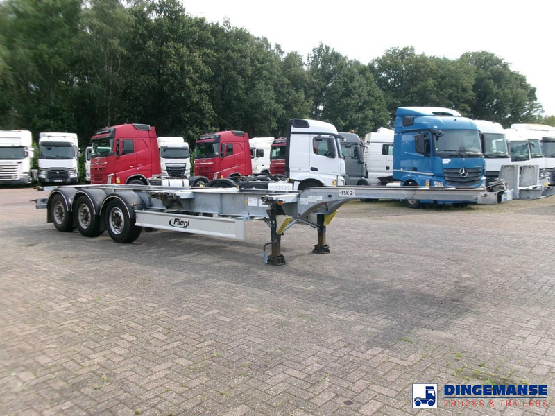 Fliegl 3-axle container trailer 45 ft - شاحنات الحاويات/ جسم علوي قابل للتغيير نصف مقطورة: صور 2 Fliegl 3-axle container trailer 45 ft - شاحنات الحاويات/ جسم علوي قابل للتغيير نصف مقطورة: صور 2