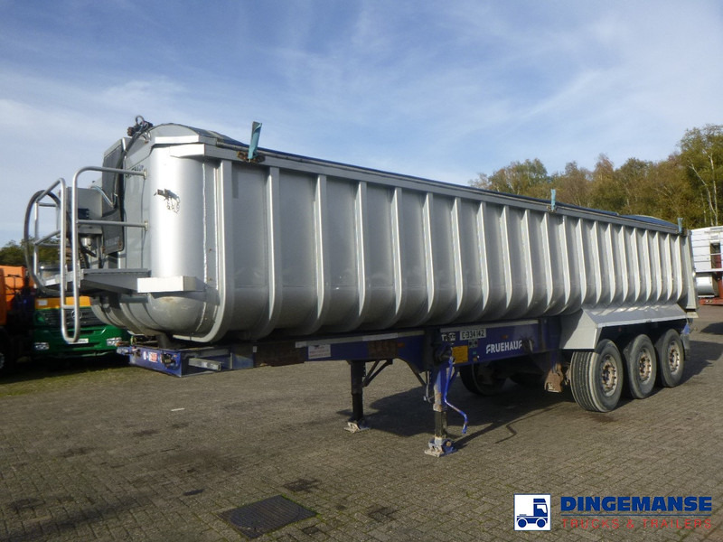 Fruehauf Tipper trailer alu 35 m3 + tarpaulin - قلابة نصف مقطورة: صور 1 Fruehauf Tipper trailer alu 35 m3 + tarpaulin - قلابة نصف مقطورة: صور 1