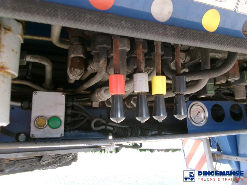 عربة مسطحة منخفضة نصف مقطورة Goldhofer 3-axle lowbed trailer STZ-V 3-33/80A 56 t / ext. 13.6 m: صور 18