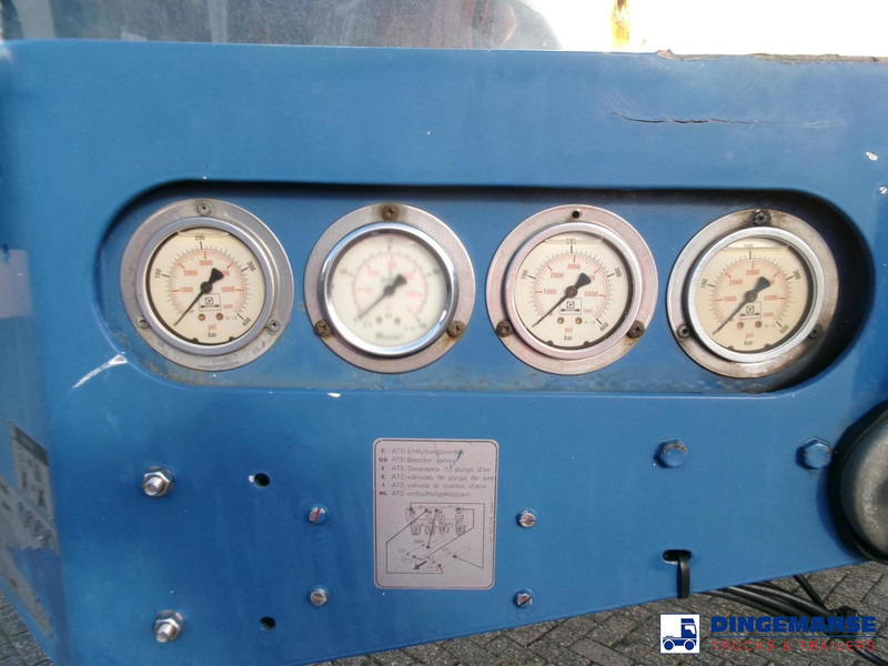 عربة مسطحة منخفضة نصف مقطورة Goldhofer 3-axle lowbed trailer STZ-V 3-33/80A 56 t / ext. 13.6 m: صور 16