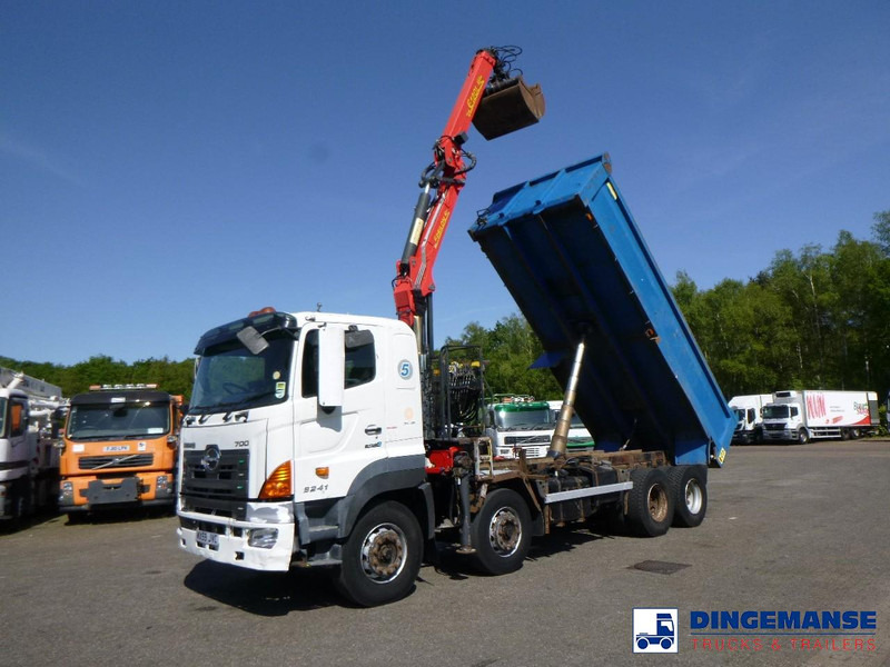 Hino FY1EUKA RHD + Palfinger E120L + grapple - شاحنة كرين: صور 1 Hino FY1EUKA RHD + Palfinger E120L + grapple - شاحنة كرين: صور 1