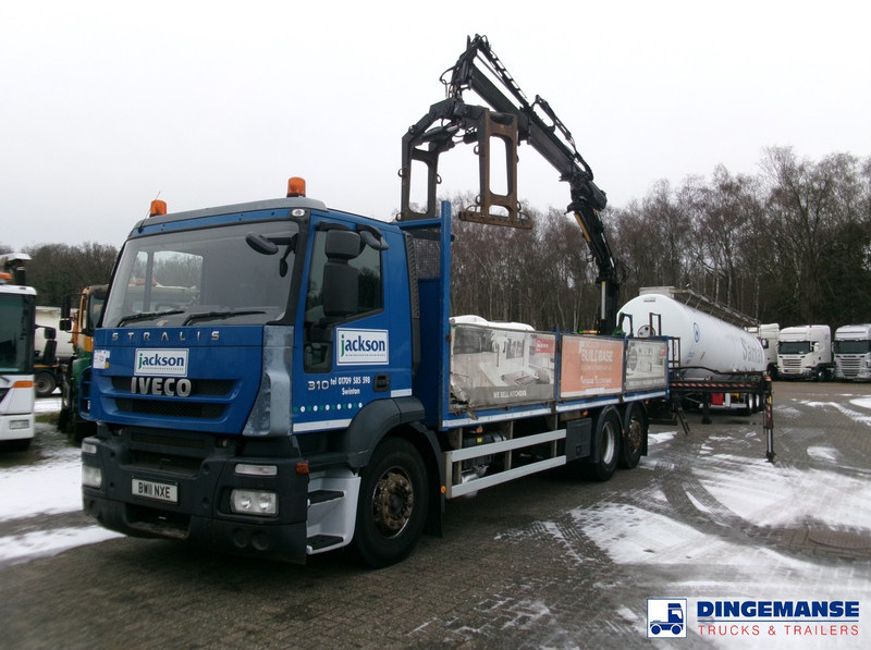 Iveco Stralis 310 EEV 6x2 RHD + Atlas 120.2E - شاحنة كرين: صور 1 Iveco Stralis 310 EEV 6x2 RHD + Atlas 120.2E - شاحنة كرين: صور 1