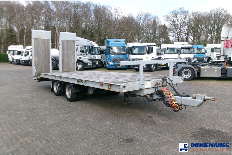 KING 2-axle platform drawbar trailer 14t + ramps - مقطورات مسطحة: صور 2 KING 2-axle platform drawbar trailer 14t + ramps - مقطورات مسطحة: صور 2