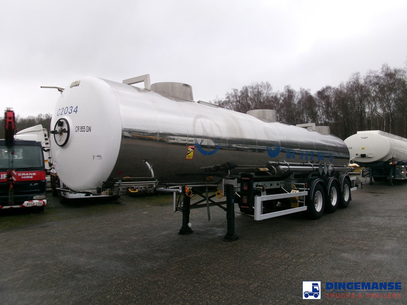 Magyar Chemical tank inox 22.5 m3 / 1 comp ADR 29-05-2024 - نصف مقطورة صهريج: صور 1 Magyar Chemical tank inox 22.5 m3 / 1 comp ADR 29-05-2024 - نصف مقطورة صهريج: صور 1