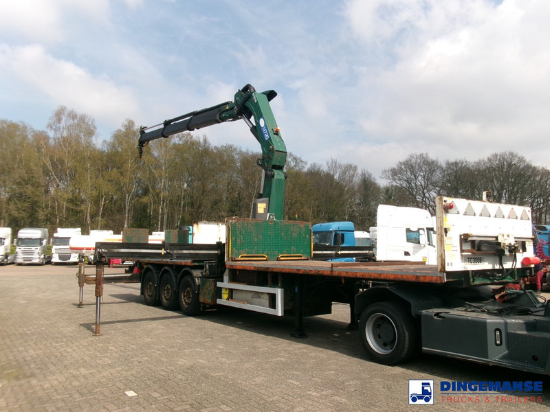 Massey Platform trailer + HMF 4720 K3 crane - شاحنات مسطحة, شاحنة كرين: صور 2 Massey Platform trailer + HMF 4720 K3 crane - شاحنات مسطحة, شاحنة كرين: صور 2