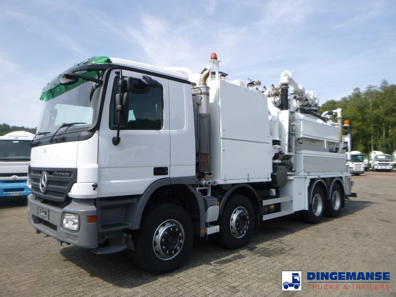 Mercedes-Benz Actros 3241 8x4 RHD Huwer vacuum tank / hydrocureur 15 m3 - فراغ شاحنة: صور 1 Mercedes-Benz Actros 3241 8x4 RHD Huwer vacuum tank / hydrocureur 15 m3 - فراغ شاحنة: صور 1