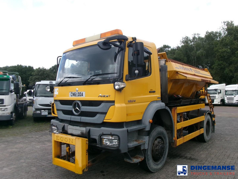 Mercedes-Benz Axor 1824 4x4 RHD salt spreader / gritter - جرافة ثلج: صور 1 Mercedes-Benz Axor 1824 4x4 RHD salt spreader / gritter - جرافة ثلج: صور 1