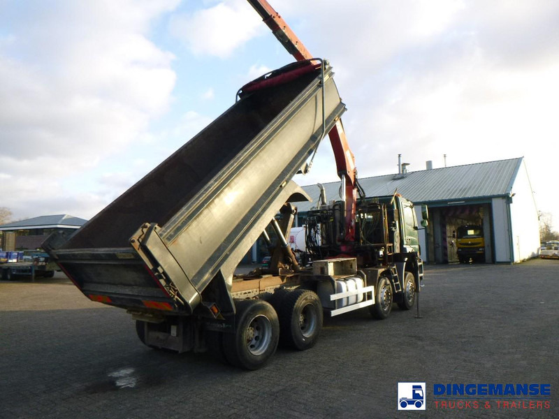 Mercedes-Benz Axor 3236 8x4 RHD tipper + Hiab 1283 DK-2 Duo - شاحنة كرين: صور 4 Mercedes-Benz Axor 3236 8x4 RHD tipper + Hiab 1283 DK-2 Duo - شاحنة كرين: صور 4
