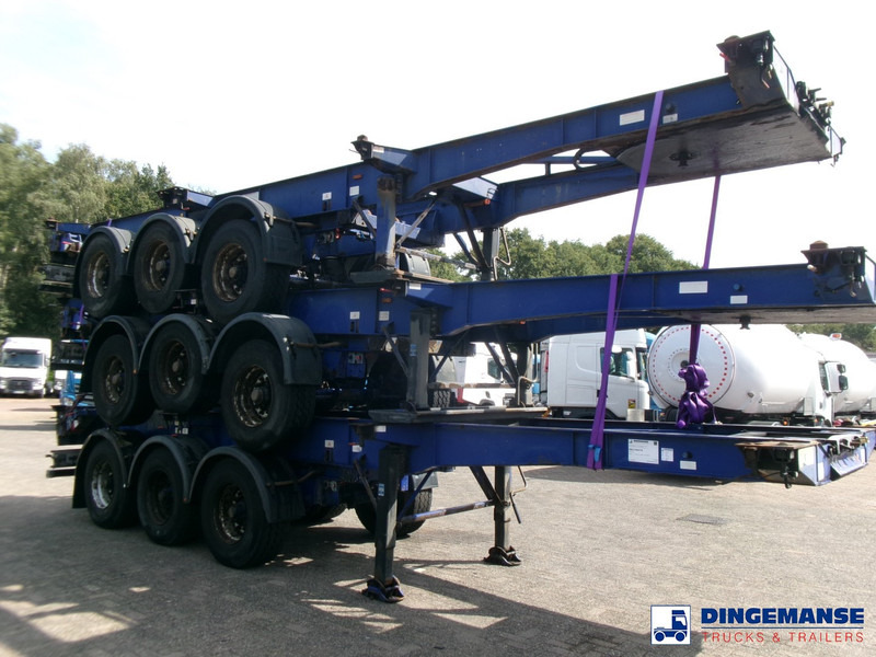 Montracon Stack - 3 x container chassis 20-30-40-45 ft - شاحنات الحاويات/ جسم علوي قابل للتغيير شاحنة: صور 2 Montracon Stack - 3 x container chassis 20-30-40-45 ft - شاحنات الحاويات/ جسم علوي قابل للتغيير شاحنة: صور 2