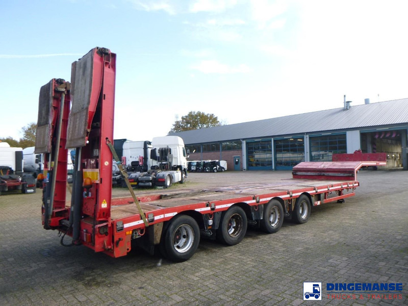 Nooteboom 4-axle semi-lowbed trailer ext. 73 t + ramps - عربة مسطحة منخفضة نصف مقطورة: صور 4 Nooteboom 4-axle semi-lowbed trailer ext. 73 t + ramps - عربة مسطحة منخفضة نصف مقطورة: صور 4
