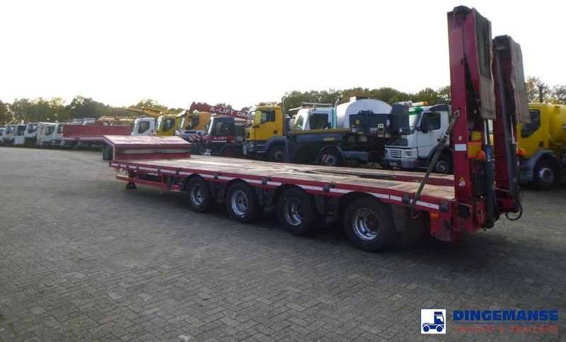 Nooteboom 4-axle semi-lowbed trailer ext. 73 t + ramps - عربة مسطحة منخفضة نصف مقطورة: صور 3 Nooteboom 4-axle semi-lowbed trailer ext. 73 t + ramps - عربة مسطحة منخفضة نصف مقطورة: صور 3
