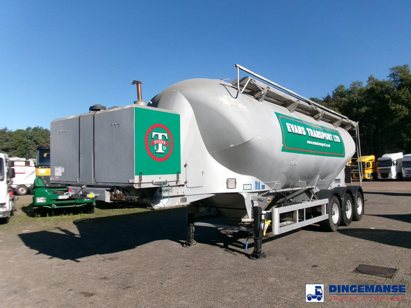 SPITZER Powder tank alu 37 m3 / 1 comp + compressor - نصف مقطورة صهريج: صور 1 SPITZER Powder tank alu 37 m3 / 1 comp + compressor - نصف مقطورة صهريج: صور 1