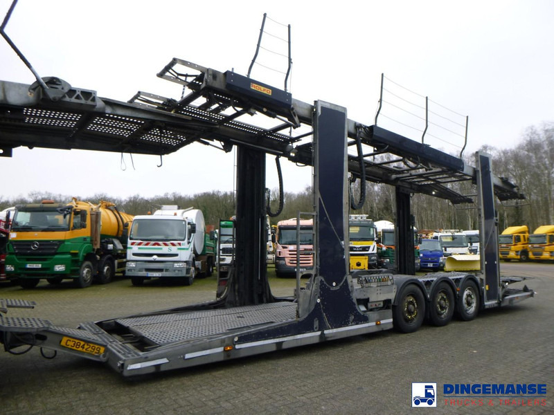 شاحنة نقل سيارات شاحنة Scania P 410 6x2 RHD Rolfo car transporter: صور 8