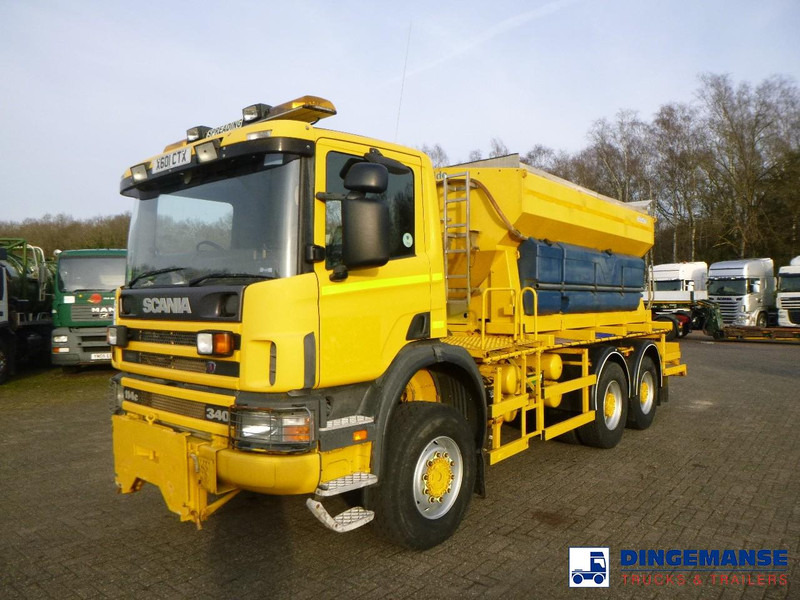 Scania P114-340 CB 6X6 RHD gritter / snow plough - جرافة ثلج: صور 1 Scania P114-340 CB 6X6 RHD gritter / snow plough - جرافة ثلج: صور 1