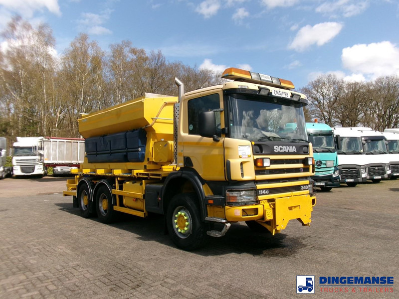 Scania P114-340 CB 6X6 RHD gritter / snow plough - جرافة ثلج: صور 2 Scania P114-340 CB 6X6 RHD gritter / snow plough - جرافة ثلج: صور 2