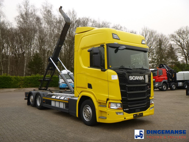 Scania R450 6x2 Euro 6C + Retarder + Meiller container hook 18.000 kg - شاحنة ذات الخطاف: صور 2 Scania R450 6x2 Euro 6C + Retarder + Meiller container hook 18.000 kg - شاحنة ذات الخطاف: صور 2