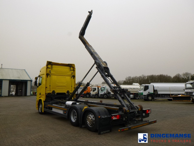 Scania R450 6x2 Euro 6C + Retarder + Meiller container hook 18.000 kg - شاحنة ذات الخطاف: صور 4 Scania R450 6x2 Euro 6C + Retarder + Meiller container hook 18.000 kg - شاحنة ذات الخطاف: صور 4