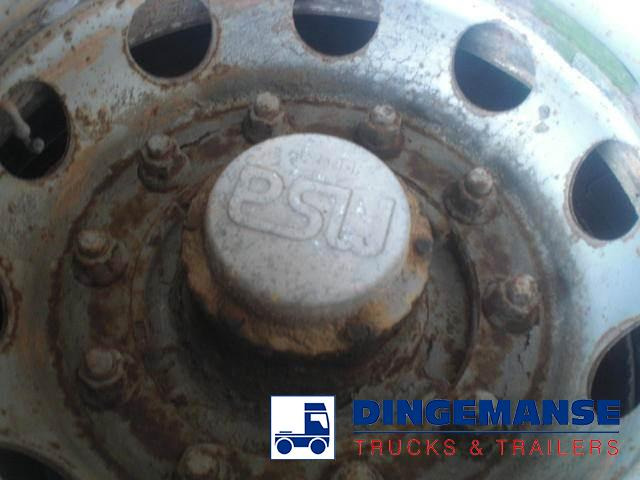 عربة مسطحة منخفضة نصف مقطورة Traylona 2-axle platform trailer 39000KG / Extendable 19M: صور 13