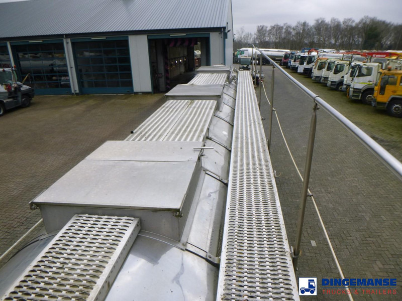 نصف مقطورة صهريج Van Hool Chemical tank inox 30 m3 / 1 comp: صور 14