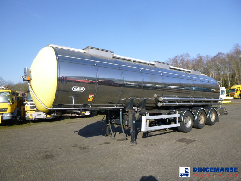 Van Hool Chemical tank inox 30 m3 / 1 comp - نصف مقطورة صهريج: صور 1 Van Hool Chemical tank inox 30 m3 / 1 comp - نصف مقطورة صهريج: صور 1