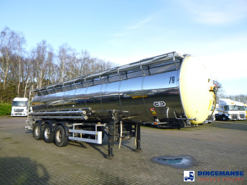 Van Hool Chemical tank inox 30 m3 / 3 comp - مقطورة صهريج: صور 2 Van Hool Chemical tank inox 30 m3 / 3 comp - مقطورة صهريج: صور 2