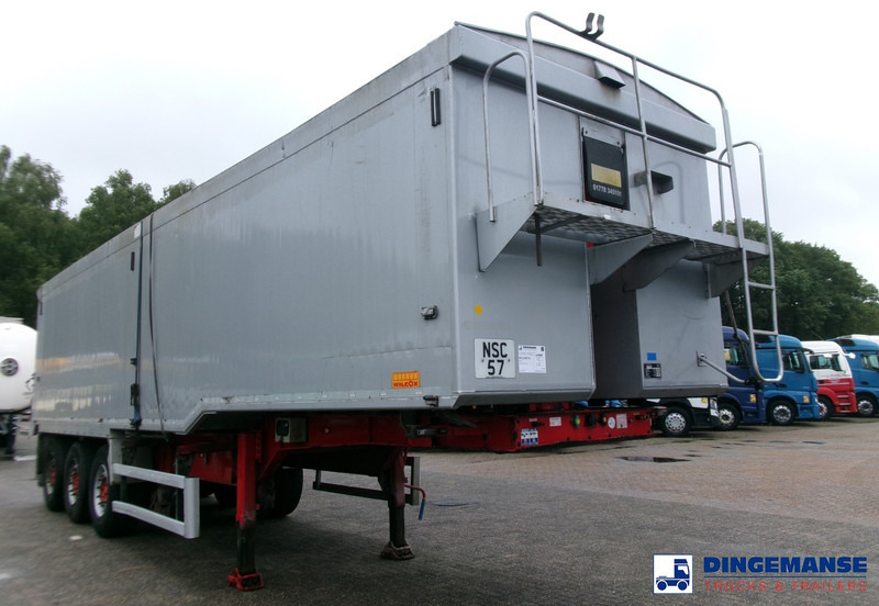 WILCOX Tipper trailer alu 55 m3 + tarpaulin - قلابة نصف مقطورة: صور 2 WILCOX Tipper trailer alu 55 m3 + tarpaulin - قلابة نصف مقطورة: صور 2