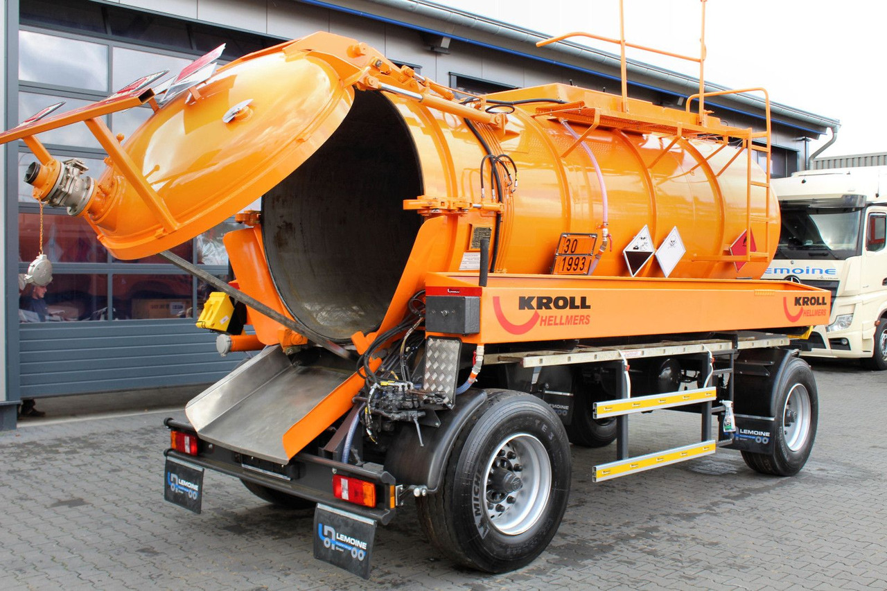 Kutschke 10m³ Kipper Saug u.Druck INOX +ADR/GGVS - مقطورة صهريج: صور 4 Kutschke 10m³ Kipper Saug u.Druck INOX +ADR/GGVS - مقطورة صهريج: صور 4