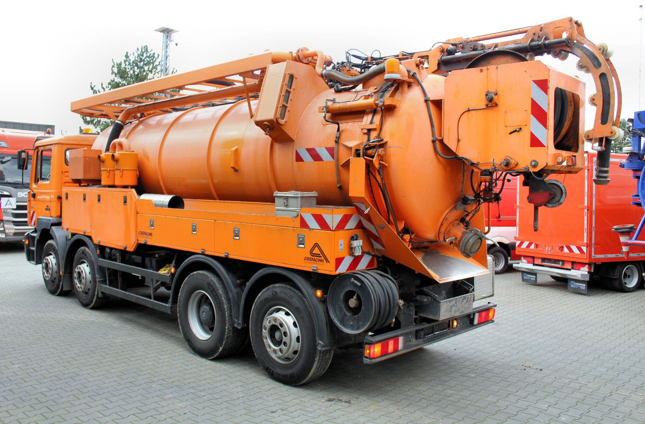 MAN FE 32.410 A 8x2 Assmann 17m³ Saug u.Druck INOX - فراغ شاحنة: صور 3 MAN FE 32.410 A 8x2 Assmann 17m³ Saug u.Druck INOX - فراغ شاحنة: صور 3