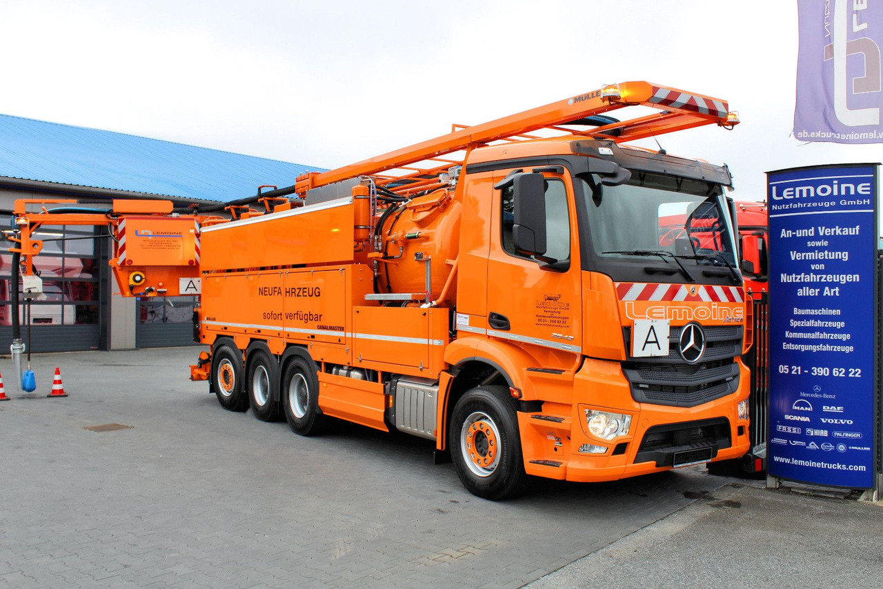 Mercedes-Benz Arocs 3551 8x4 Müller 16mCanalmaster F160EWA WRG - فراغ شاحنة: صور 1 Mercedes-Benz Arocs 3551 8x4 Müller 16mCanalmaster F160EWA WRG - فراغ شاحنة: صور 1