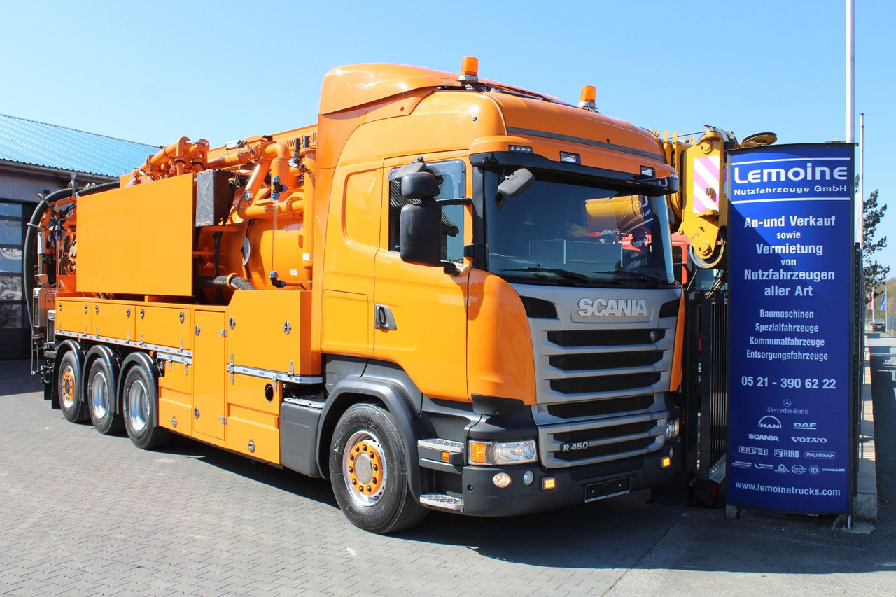 Scania R450 8x4 Kroll 19m³ Wasserrückgewinner Kombi-HD - فراغ شاحنة: صور 1 Scania R450 8x4 Kroll 19m³ Wasserrückgewinner Kombi-HD - فراغ شاحنة: صور 1