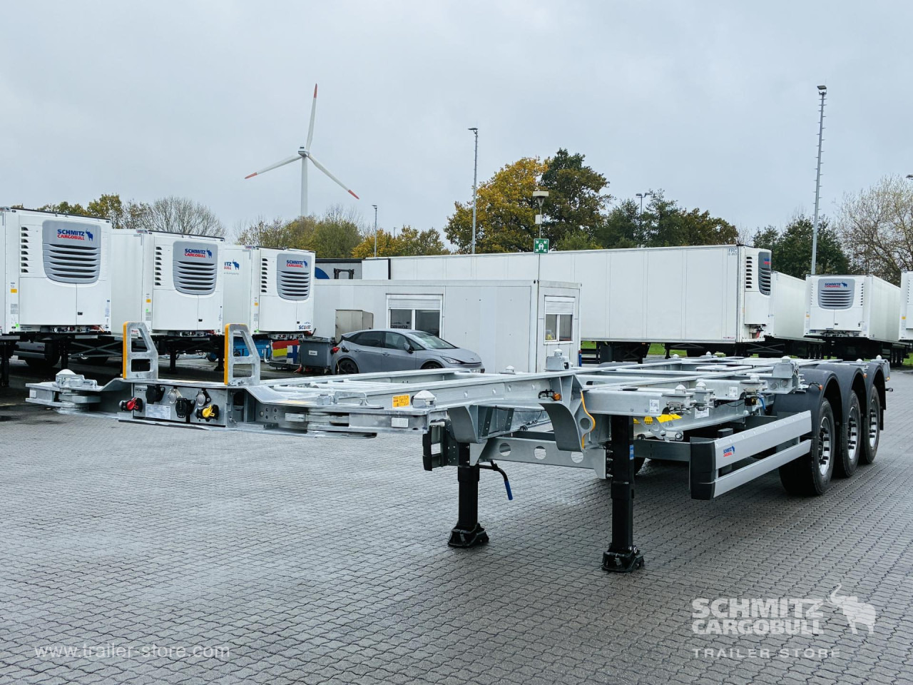SCHMITZ Auflieger Containerfahrgestell Standard - شاحنات الحاويات/ جسم علوي قابل للتغيير نصف مقطورة: صور 1 SCHMITZ Auflieger Containerfahrgestell Standard - شاحنات الحاويات/ جسم علوي قابل للتغيير نصف مقطورة: صور 1