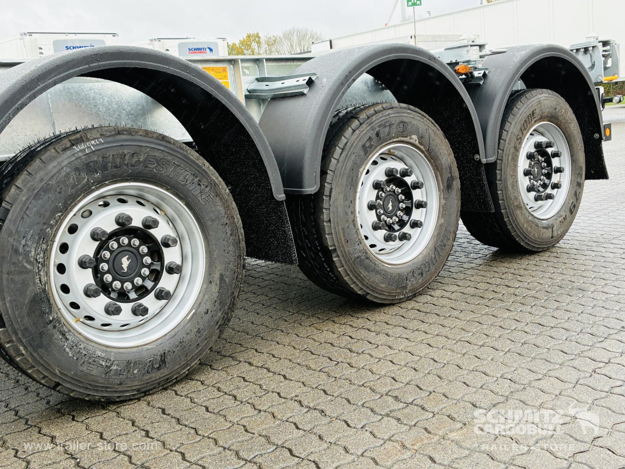 SCHMITZ Auflieger Containerfahrgestell Standard - شاحنات الحاويات/ جسم علوي قابل للتغيير نصف مقطورة: صور 4 SCHMITZ Auflieger Containerfahrgestell Standard - شاحنات الحاويات/ جسم علوي قابل للتغيير نصف مقطورة: صور 4