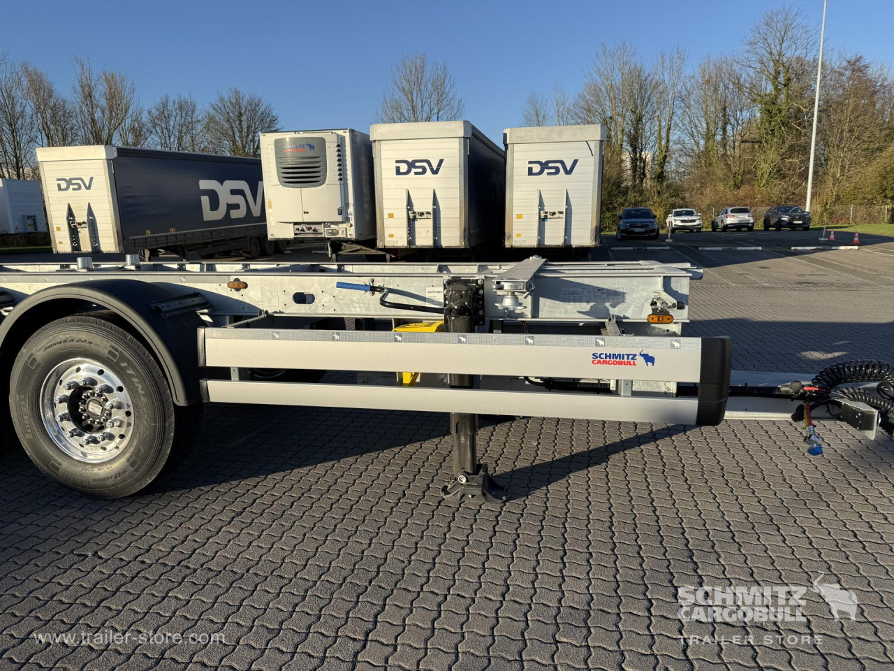 SCHMITZ Zentralachsanhänger Wechselfahrgestell Standard - شاحنات الحاويات/ جسم علوي قابل للتغيير مقطورة: صور 3 SCHMITZ Zentralachsanhänger Wechselfahrgestell Standard - شاحنات الحاويات/ جسم علوي قابل للتغيير مقطورة: صور 3