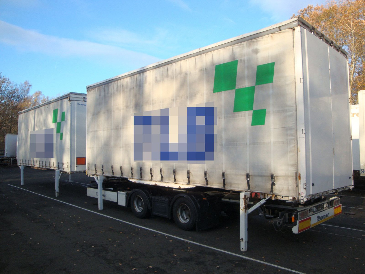 Krone ZZW 18 Jumbo Edscha Schiebeverdeck BDF 116 cbm - شاحنات الحاويات/ جسم علوي قابل للتغيير مقطورة: صور 2 Krone ZZW 18 Jumbo Edscha Schiebeverdeck BDF 116 cbm - شاحنات الحاويات/ جسم علوي قابل للتغيير مقطورة: صور 2