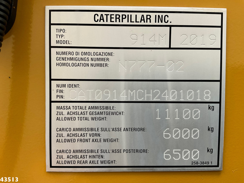 اللودر بعجل Caterpillar 914M Wheel Loader EPA: صور 19