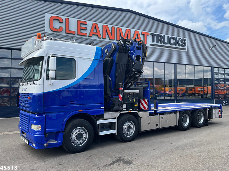 DAF FAD 95 XF 480 8x4 Effer 85 Tonmeter laadkraan + Fly-Jib (Bj. 2012) - شاحنة كرين: صور 2 DAF FAD 95 XF 480 8x4 Effer 85 Tonmeter laadkraan + Fly-Jib (Bj. 2012) - شاحنة كرين: صور 2
