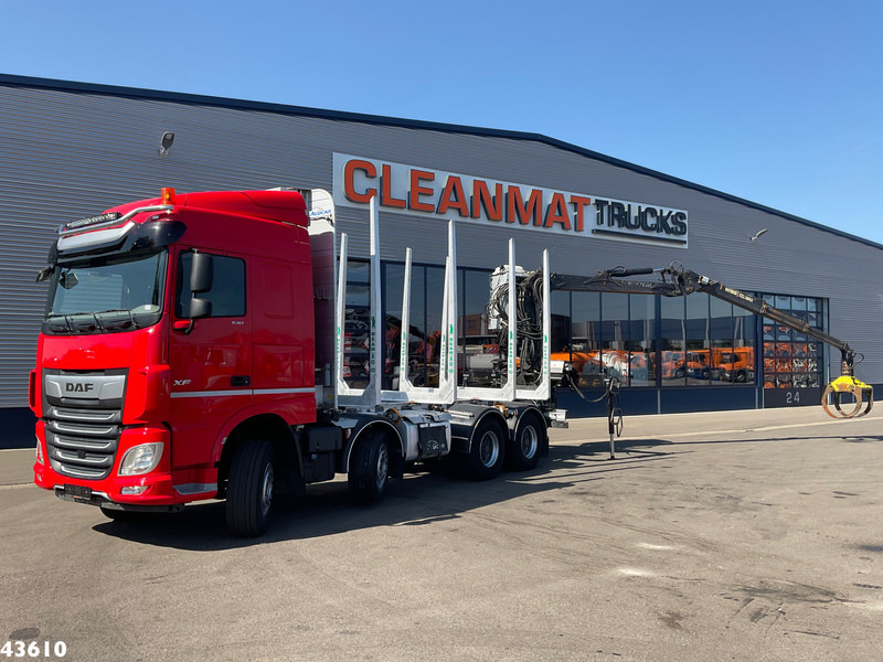 DAF FAD XF 530 8x4 Holzkran - شاحنة كرين: صور 2 DAF FAD XF 530 8x4 Holzkran - شاحنة كرين: صور 2