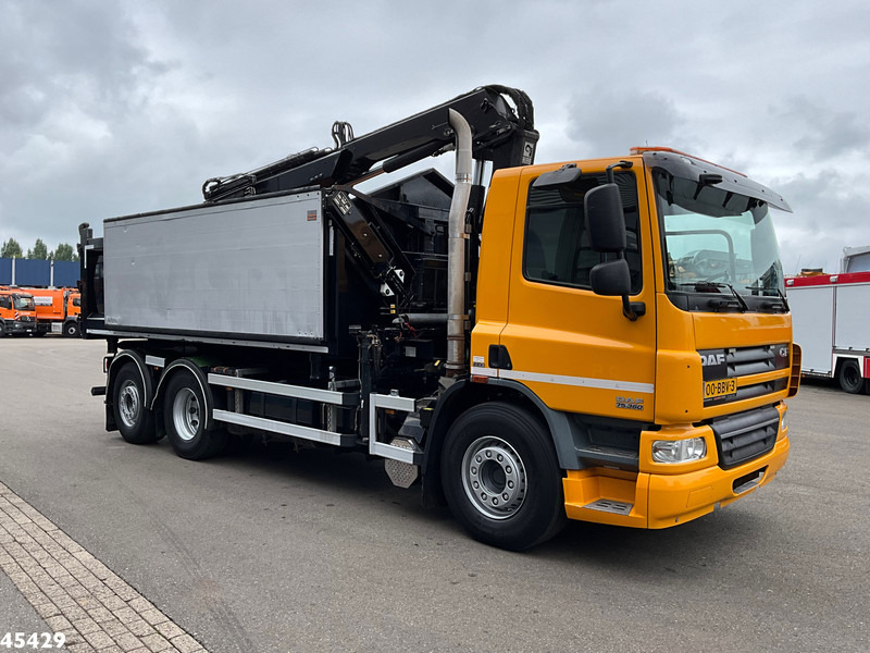 قلابات, شاحنة كرين DAF FAN 75 CF 360 Hiab 12 Tonmeter laadkraan + Kipper 15m³ Just 177.993 km!: صور 7