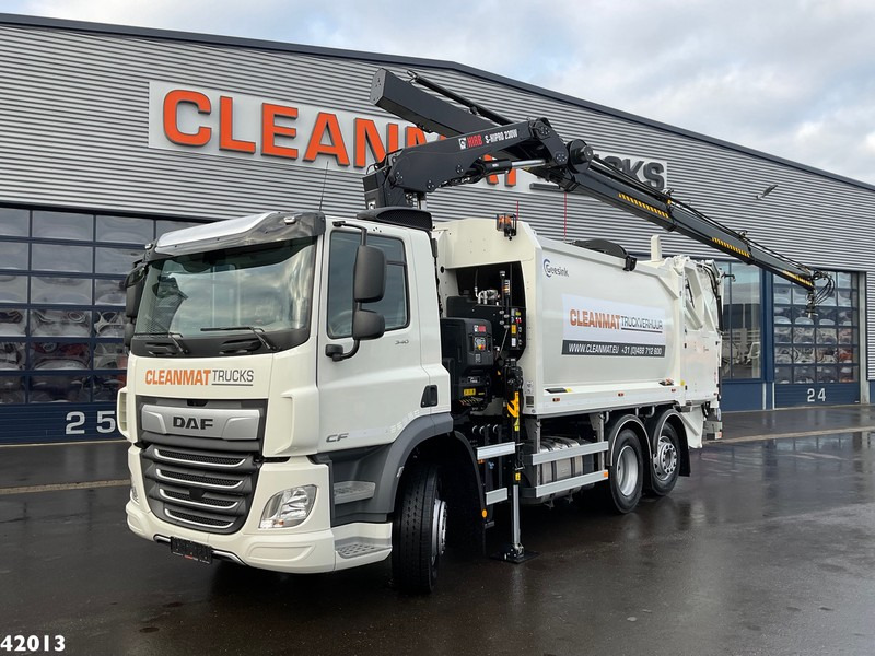 DAF FAN CF 340 Hiab 23 ton/meter laadkraan - شاحنة القمامة: صور 1 DAF FAN CF 340 Hiab 23 ton/meter laadkraan - شاحنة القمامة: صور 1