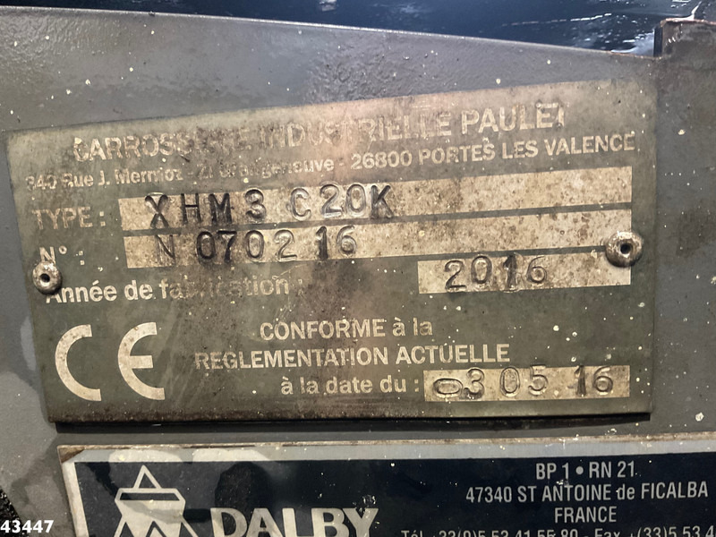 تأجير DAF FAN CF 440 Euro 6 20 Ton haakarmsysteem DAF FAN CF 440 Euro 6 20 Ton haakarmsysteem: صور 18