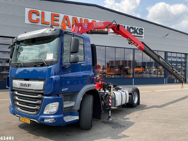 DAF FT CF 370 Euro 6 Fassi 15 Tonmeter laadkraan - شاحنة جرار: صور 1 DAF FT CF 370 Euro 6 Fassi 15 Tonmeter laadkraan - شاحنة جرار: صور 1