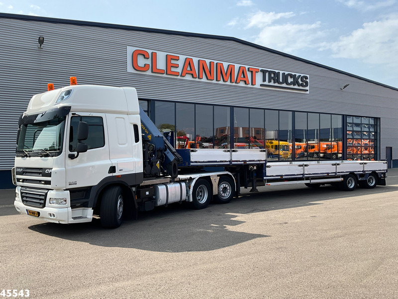 DAF FTN 85 CF 410 Palfinger 55 Tonmeter laadkraan + Pacton 2-assige oplegger met Tridec besturing - شاحنة جرار: صور 2 DAF FTN 85 CF 410 Palfinger 55 Tonmeter laadkraan + Pacton 2-assige oplegger met Tridec besturing - شاحنة جرار: صور 2